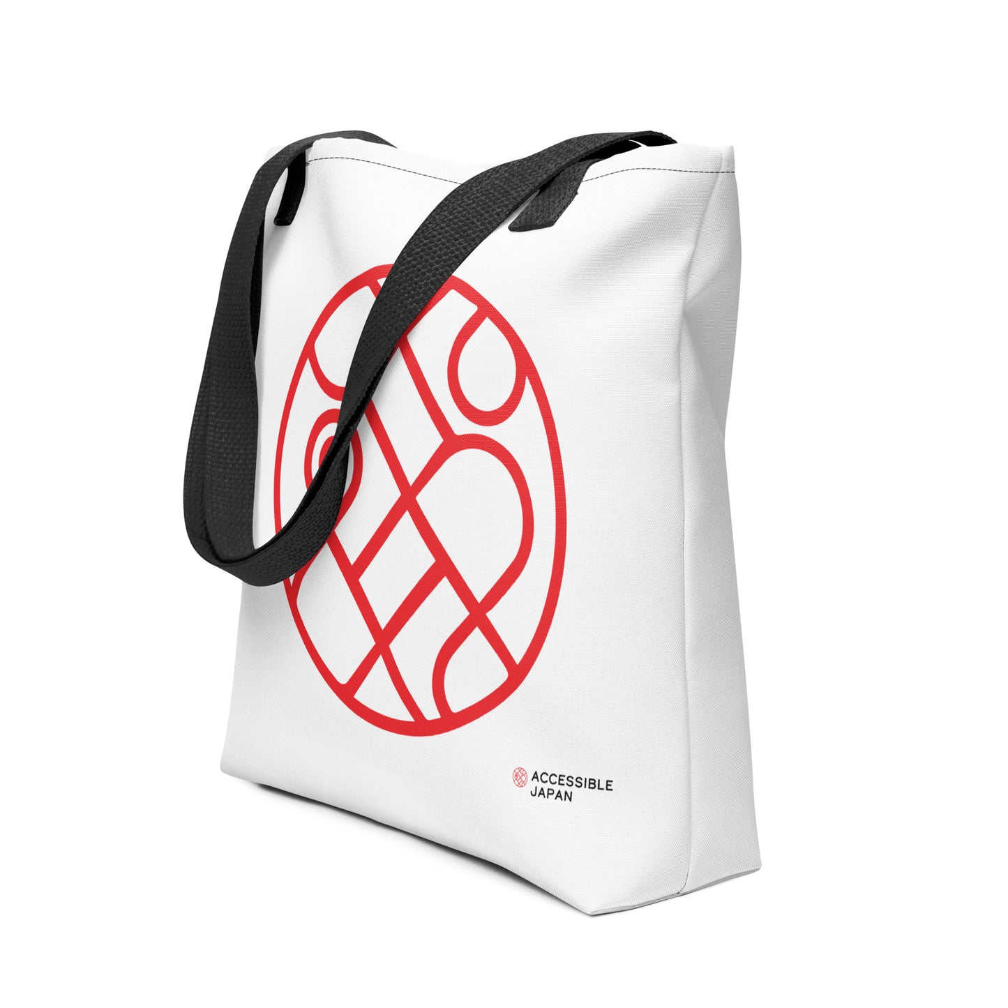 Accessible Japan Stamp Logo Tote Bag